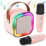 PORTABLE LED WIRELWSS SPEAKER WITH MICROPHONE